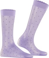 FALKE Dot 15 DEN dames kniekousen - lila (lupine) - Maat: 39-42