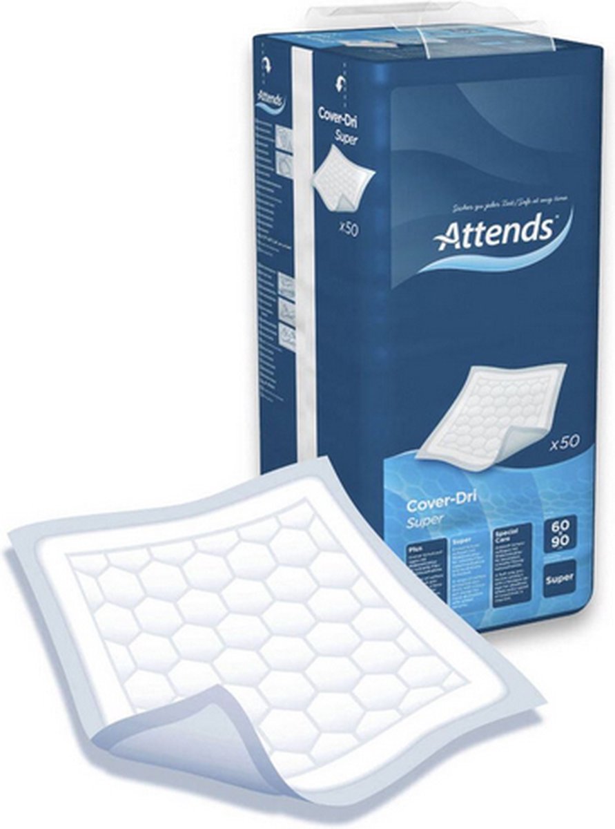 Attends Cover-Dri Super 60 x 90 cm - 8 pakken van 50 stuks
