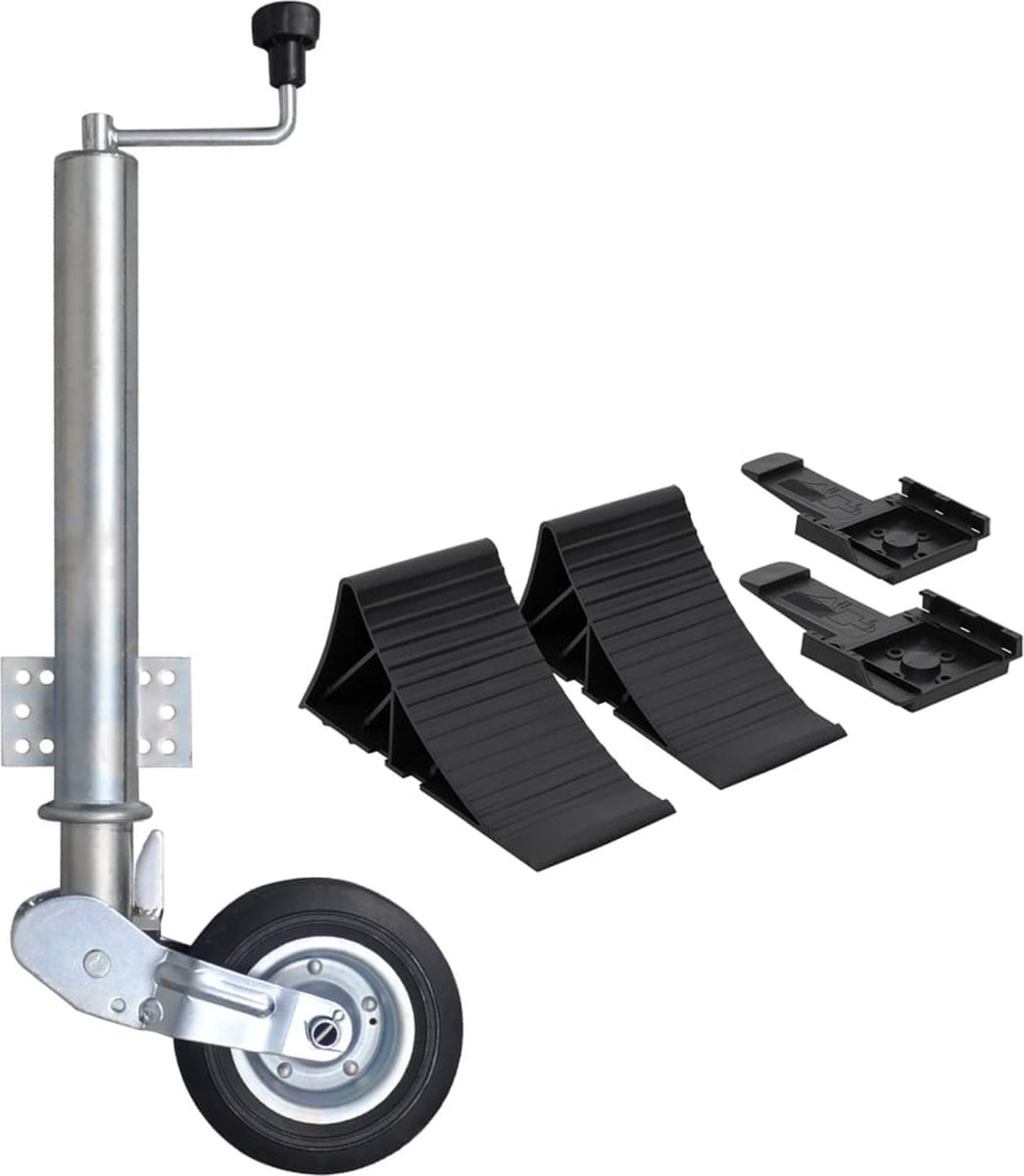 vidaXL - Neuswiel - met - wielblokken - 60 - mm