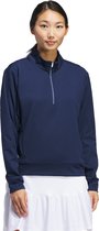 adidas Performance Ultimate365 Layering Sweater met Halflange Rits - Dames - Blauw- M