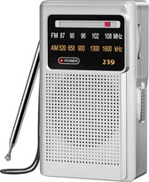 FM AM Radio Transistor zakradio met uitstekende signaalontvangst - Makkelijk te gebruiken - 2*AA Batterij aangedreven