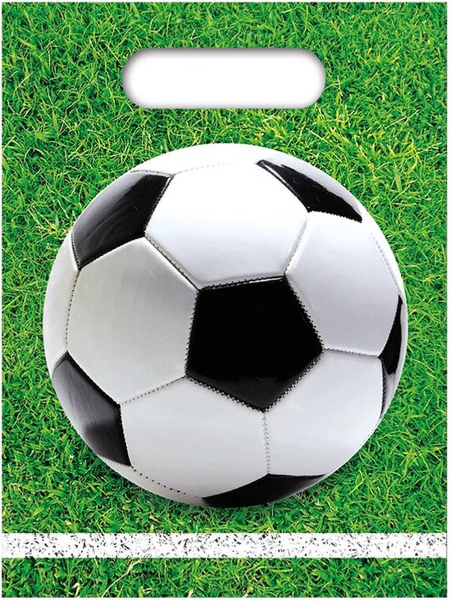 Uitdeelzakjes Voetbal Party 6 stuks Gratis Verzonden