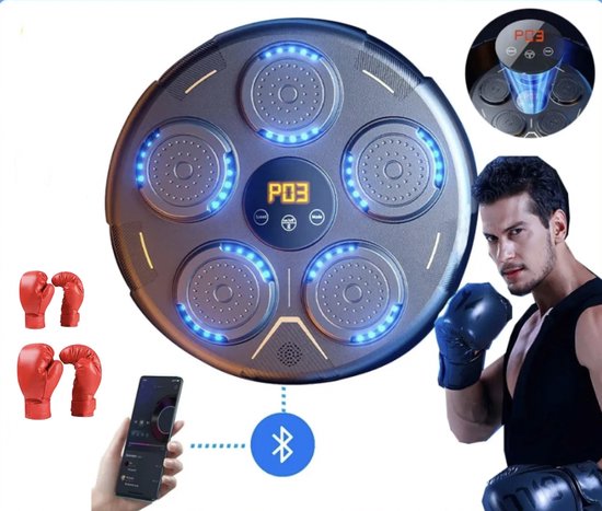 H&U Select Boxing Machine - Boxingmachine inclusief Bokshandschoenen H&U Select Boxing Machine - Boxingmachine inclusief Bokshandschoenen