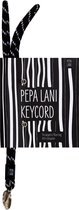 Pepa lani keycord Black & white stripes