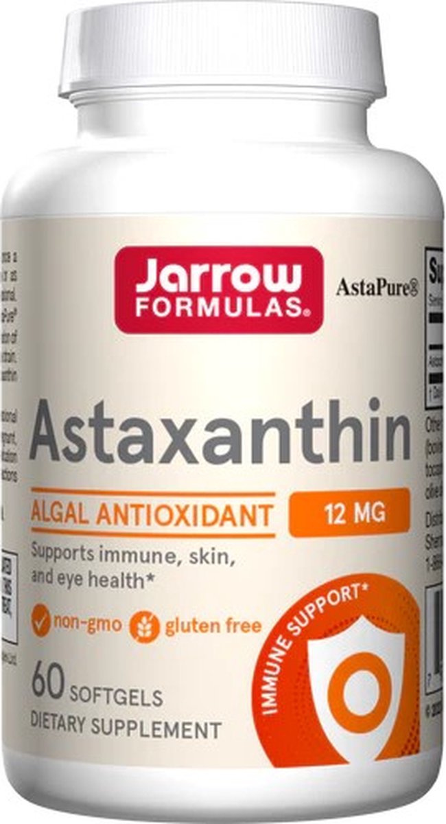 Goedkoopste Astaxanthin High Potency 12mg 60 softgels - hooggedoseerde astaxanthine | Jarrow Formulas