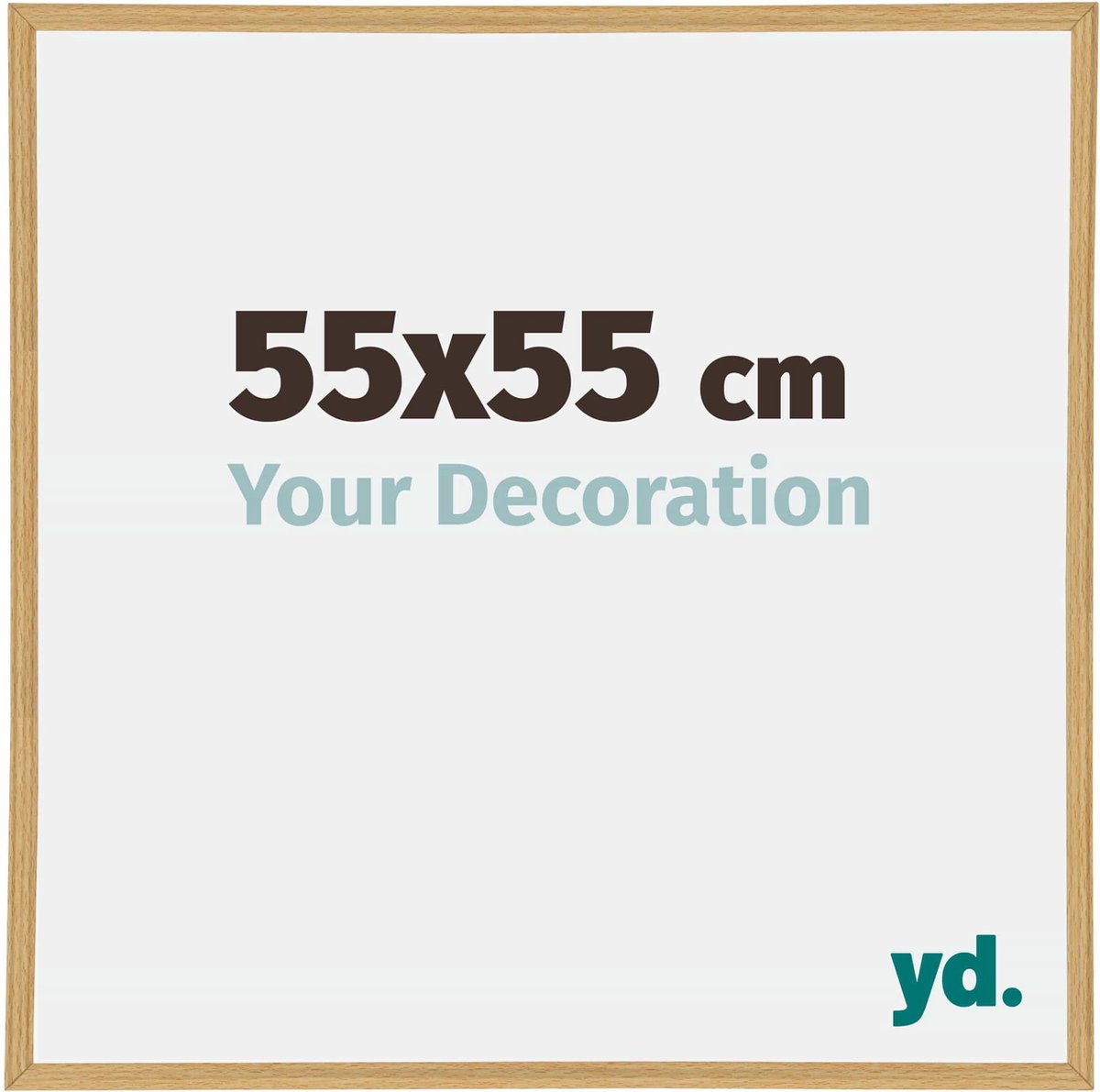 yd. Your Decoration - Fotolijst 55x55 cm - Kunststof - Beuken Licht - Annecy