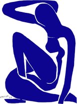 Kunstdruk Henri Matisse - Nu bleu I 60x80cm