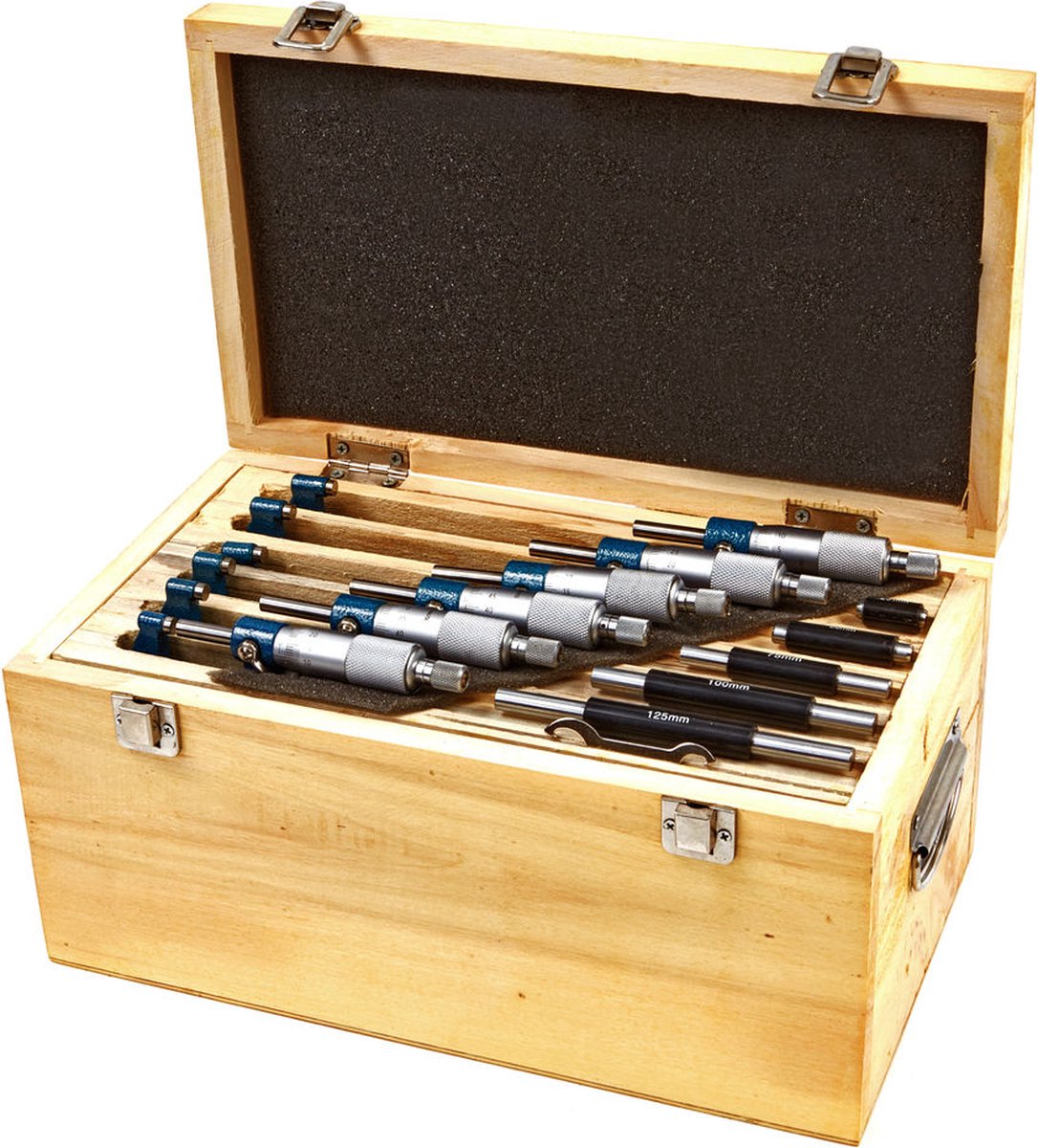Dasqua Professionele 6-delige Buitemicrometerset 0-150 mm