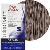 Wella Color Charm Permanent Liquid Haircolour - 5A - Light Ash Brown - Wella Haircolour - Light Brown - lichtbruin - Asbruin