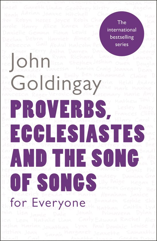 Proverbs Ecclesiastes & Song Of Songs, John Goldingay | 9780281061358 ...