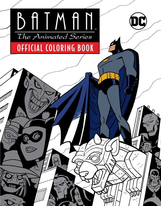 Batman: The Animated Series: Official Coloring Book - cover