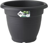 Elho Green Basics Campana 35 - Bloempot voor Buiten - Ø 34.0 x H 27.0 cm - Living Black