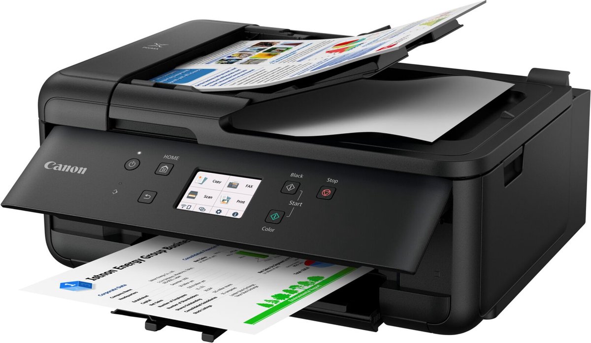 Canon PIXMA TR7650 - All-in-One Inkjetprinter - Zwart — afbeelding 6
