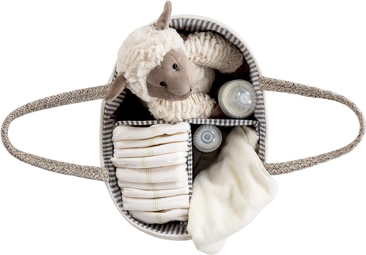 Stilvolle Windel Caddy Babykorb Baby Essentials Organizer Perfekt für Wickelt is