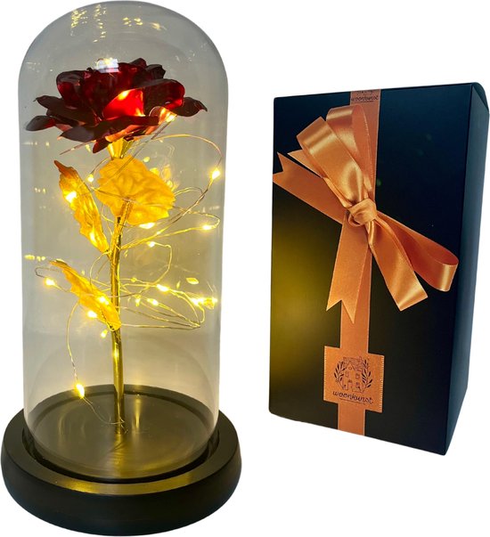 Golden Rose - Art vivant - L' Original - Lumière d'ambiance - Moins de consommation