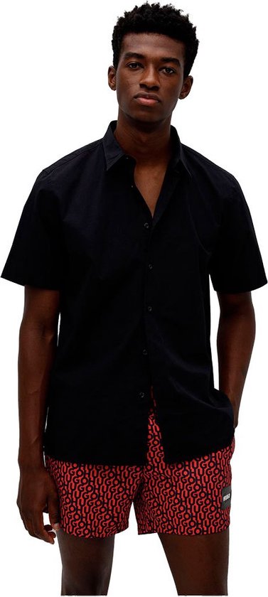Hugo Ebor Overhemd Zwart 42 Man