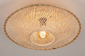 Lumidora Plafondlamp 74517 - Plafonniere - JOAH - E27 - Bruin - Beige - Naturel - Riet - ⌀ 40 cm