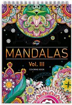 Colorya Kleurboek voor volwassenen, Mandalas Edition Vol. III – A4-formaat – kleurboek tegen stress – zen – gebruik – premium papier, loopt niet af, eenzijdig bedrukt