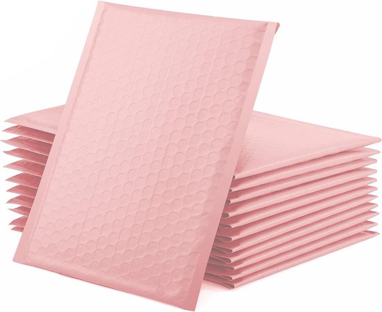 LOGIC PACK 100 stuks Witte Luchtkussenenveloppen F6 240 x 350 mm - Scheurbestendige Verzendtassen met FSC-certificaat - Zelfklevende Bubbel Enveloppen voor Veilig Verzenden - DIN A4