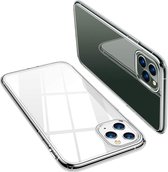 Siliconen Telefoonhoesje - Geschikt voor iPhone 11 Pro - Hoesje - Back Cover - Transparant