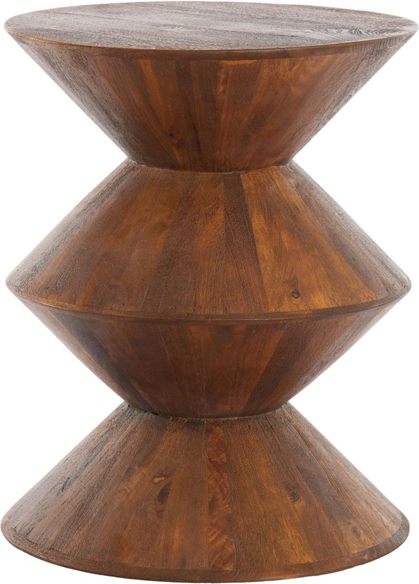 Bijzettafel Larus - Hout - Ø40cm - Modern