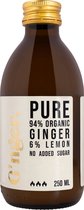 G'nger Pure - Gembersap - Gembershot - 94% Gember - Biologisch - 250ML