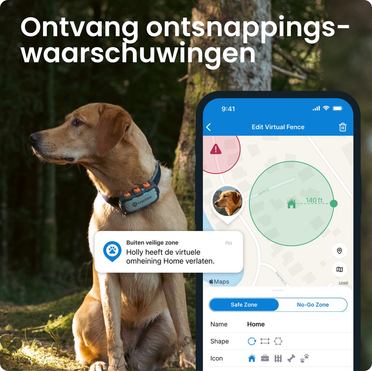 Tractive DOG XL Adventure Edition - Extra Stevig & Grotere Batterij thumbnail 5