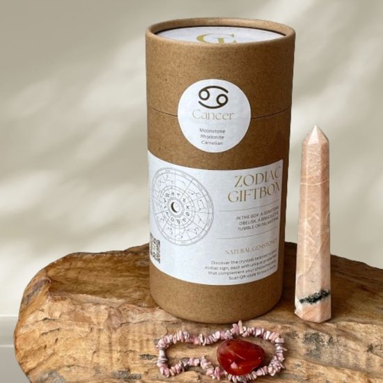 Edelsteen giftset voor sterrenbeeld Kreeft