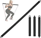 Resistance Band Bar, Portable Pilates Bar Multi Home Gym Equipment Fitness Bands Workout Bar