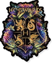 Crafthub - Harry Potter Hogwarts Crest Fine Oddities - premium houten puzzel - 27,5cm x 33,2cm - 141 stukjes - luxe verpakking