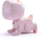 Dino Slaaptrainer 2024- Kinderwekker - Nachtlampje - Inclusief handleiding - USB-oplaadbaar - Draadloos - Blaauw