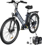 Vélo électrique Hitway | Vélo électrique pliable | 14AH | 26 pouces | Moteur 250W | Noir