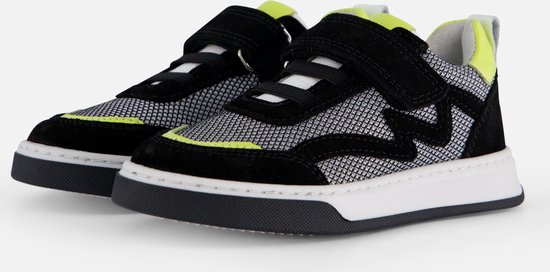 Muyters Velcro Sneakers zwart Leer - Maat 27