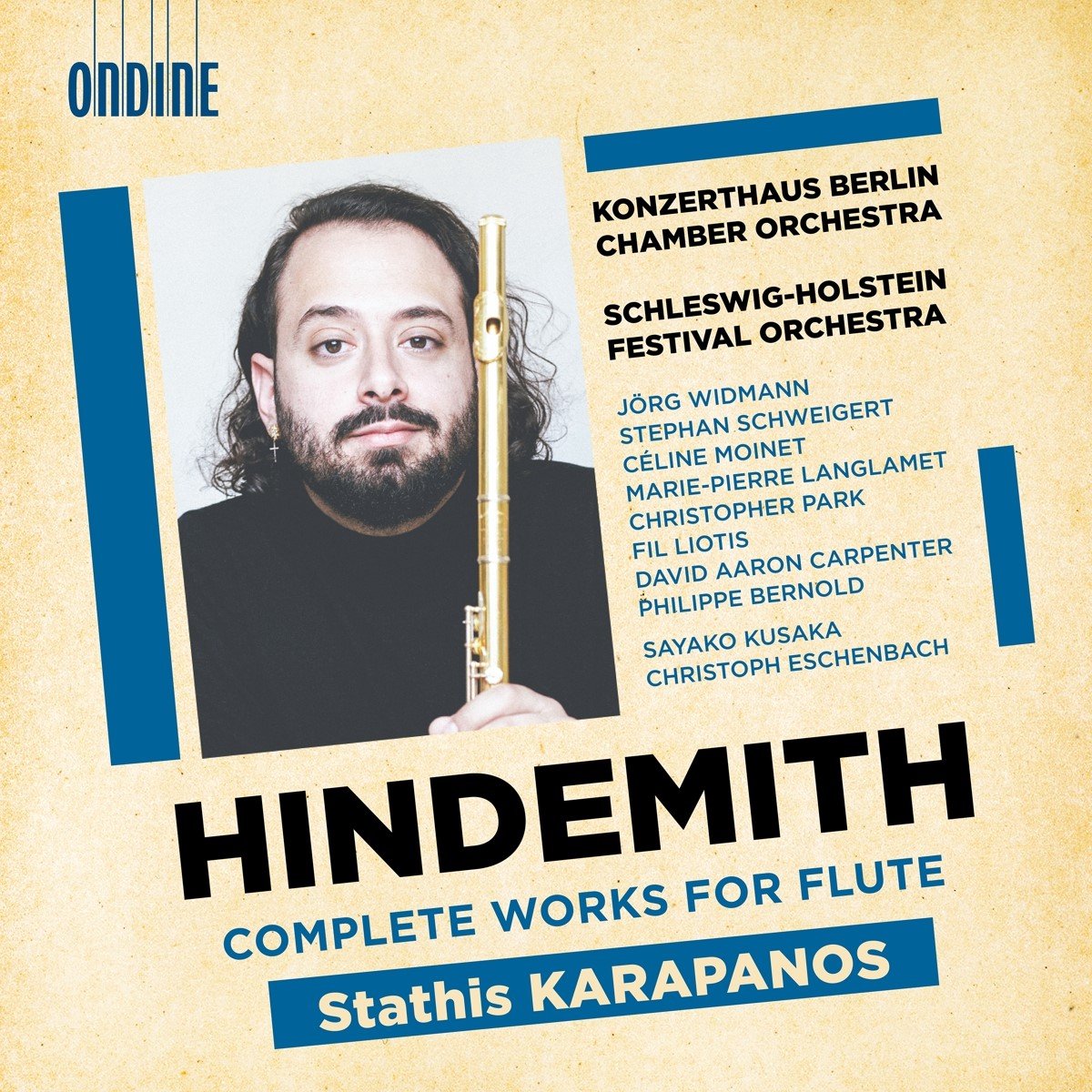 Stathis Karapanos - Hindemith: Complete Works For Flute (CD)