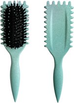 Curl Define Styling Brush Groen| Haarborstel voor het definiëren van krullen| Curly hair