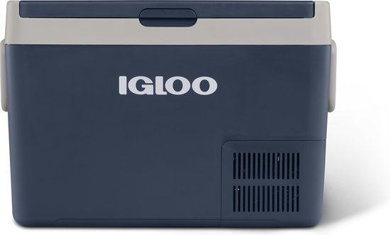 Foto: Igloo icf 60 compressor koelbox 59l 12 24 230v blauw wit