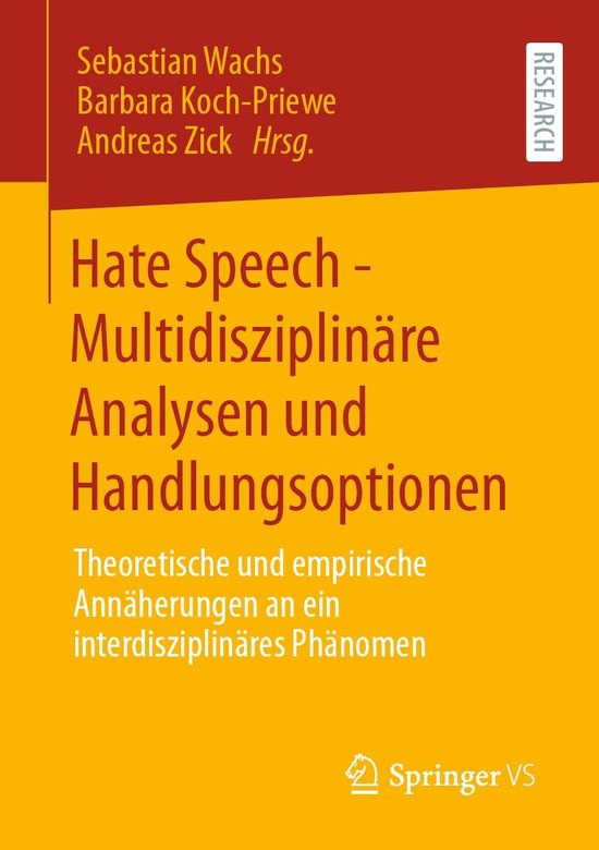 Education and Social Work (German Language) - Hate Speech -  ... - cover