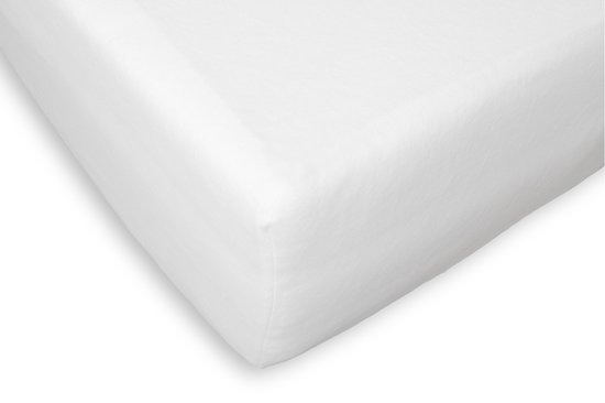 Briljant Baby Hoeslaken voor een Boxmatras - Molton Waterdicht - 75x95 - Wit