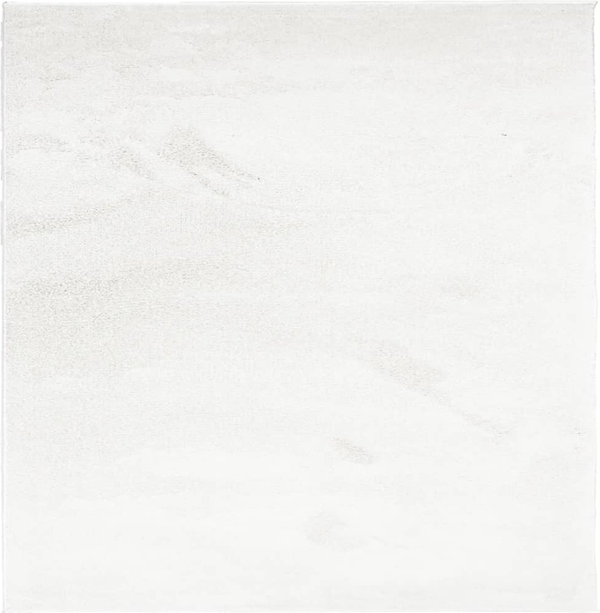vidaXL - Vloerkleed - OVIEDO - laagpolig - 120x120 - cm - crèmekleurig