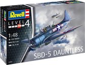 1:48 Revell 03869 SBD-5 Dauntless Navyfighter Plastic Modelbouwpakket