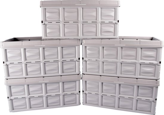 Really Useful Box Stapelbaar Vouwkrat PP 45 L Zwart