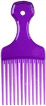 Go Go Gadget - Cheveux Afro - Cheveux Bouclés - Unisexe - Peigne Fourchette - Outil de Tuning Dents Larges - Violet