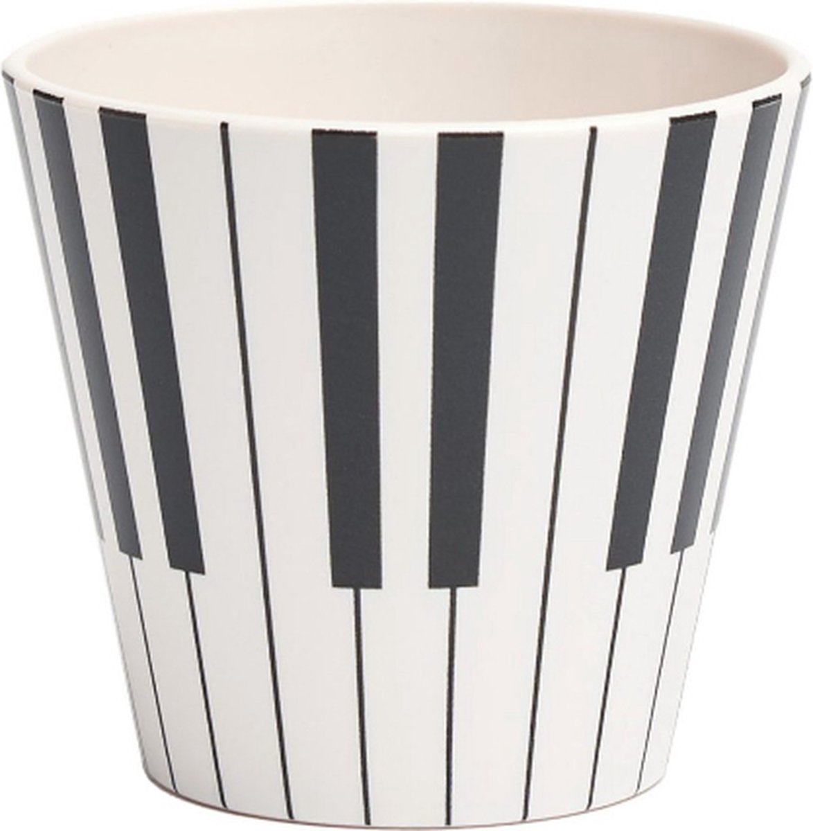 Quy Cup - 90ml Ecologische Reis Beker - Espressobeker “Pianoforte” 7x7x7cm