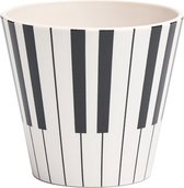 Quy Cup - 90ml Ecologische Reis Beker - Espressobeker “Pianoforte” 7x7x7cm