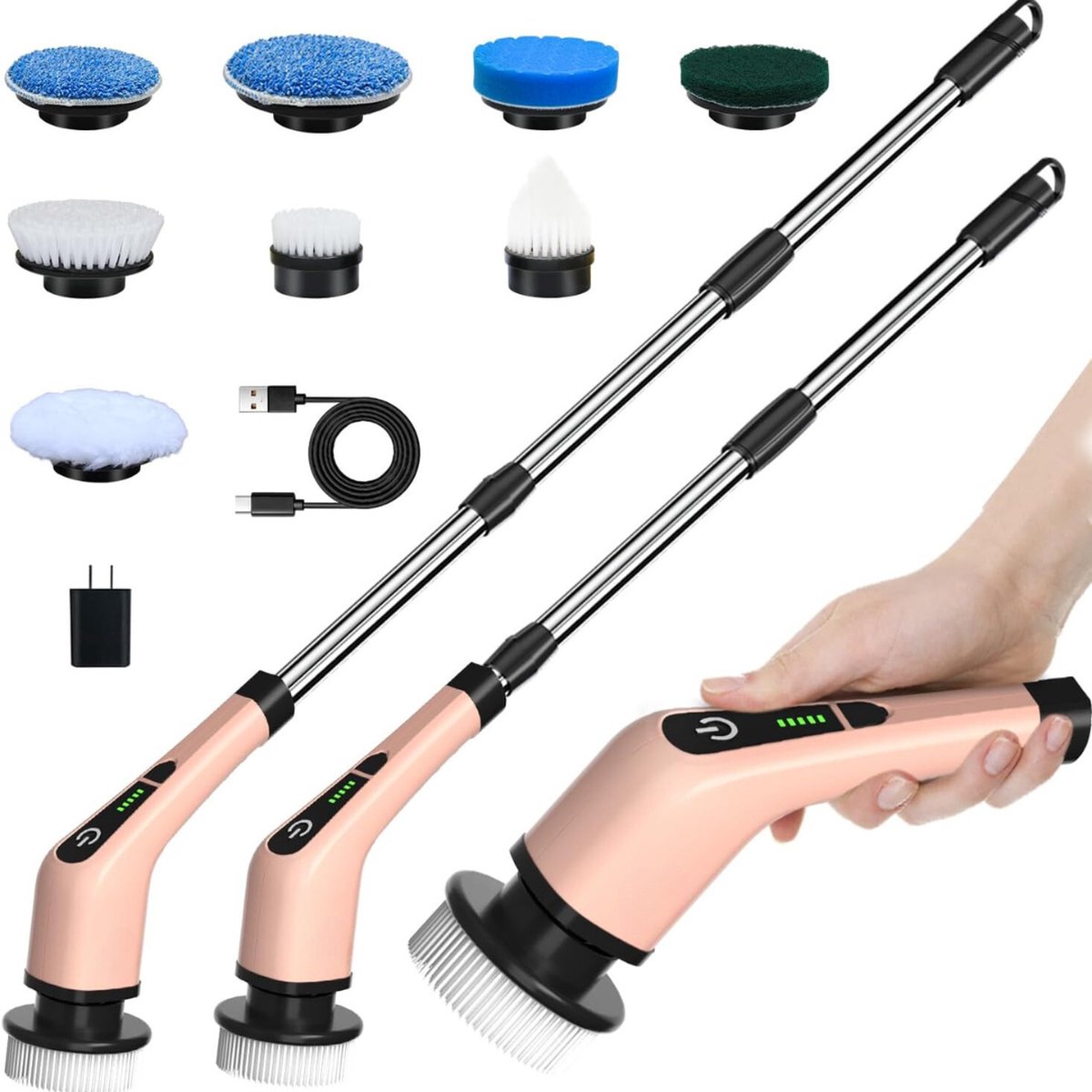 Goedkoopste Elektrische Schoonmaakborstel - Elektrische Schrobborstel - Electrische Schoonmaakborstel - Elektrische Scrubber - Elektrische Afwasborstel