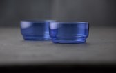 Lyngby Glas Torino Kom 12 cm 2 st. Blauw