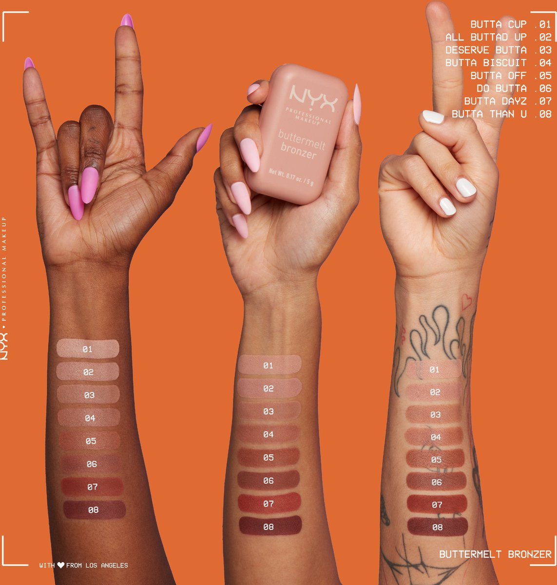 Buttermelt Bronzer All Butta'd Up Butter Poeder Bronzer van NYX Professional Makeup — cadeau in Verzorging - foto 5