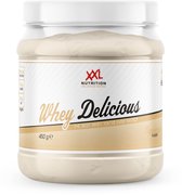 XXL Nutrition - Whey Delicious - Capuccino - Wei Eiwitpoeder met BCAA & Glutamine, Proteïne poeder, Eiwit shake, Whey Protein - 450 gram