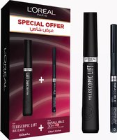 L'Oréal Telescopic Lift + Eyeliner Cadeauset - Black