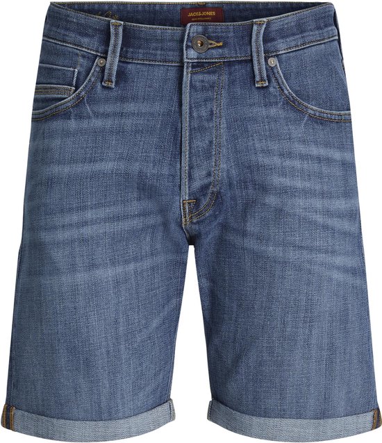 JACK & JONES Chris Wood Shorts regular fit - heren shorts - denimblauw - Maat: